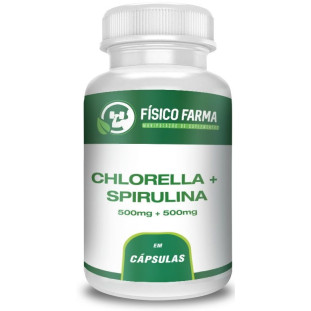Clorella 500mg + Spirulina 500mg 