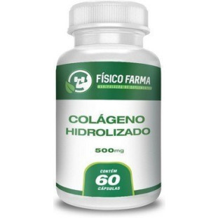 Colágeno Hidrolisado 500mg 60 Cápsulas