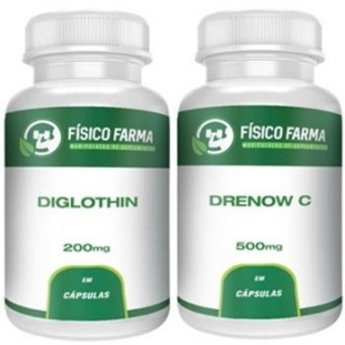 Kit Drenow C 500mg 60 cápsulas + Diglothin 200mg 60 cápsulas