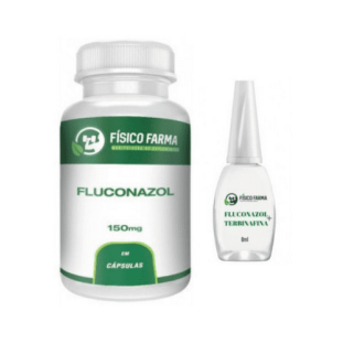 Fluconazol 150mg 30 Cápsulas + Esmalte contra Micose Unha