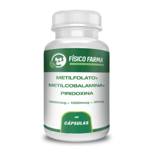 Metilfolato 1000mcg + Metilcobalamina 1000mcg + Piridoxina 30mg