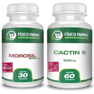 Morosil 500mg 30 Cápsulas + Cactin 500mg 60 Cápsulas