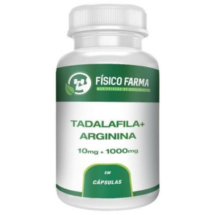 Tadalafila 10mg + Arginina 1000mg