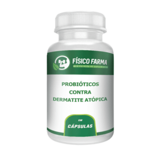 Probióticos que ajudam na dermatite atópica | 30 cápsulas