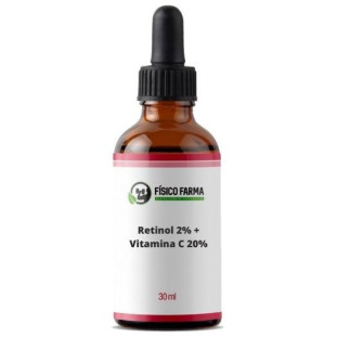 Retinol 2% + Vitamina C 20% em Sérum