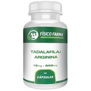 Tadalafila 15mg + Arginina 500mg