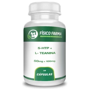 5-HTP (Hidroxitriptofano) 50mg + L-Teanina 100mg
