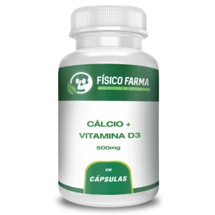 Cálcio 500mg + Vitamina D3 ( Colecalciferol ) 400ui