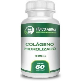 Colágeno Hidrolisado 500mg 60 Cápsulas