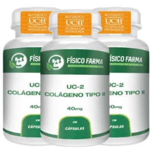 Colágeno Tipo 2 40mg | UC II® | KIT 3 Unidades
