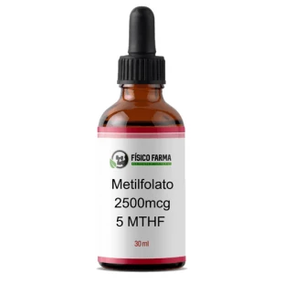 Metilfolato 2500mcg | 5 MTHF | Gotas Sublinguais 