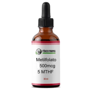 Metilfolato 500mcg | 5 MTHF | Gotas Sublinguais 