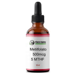 Metilfolato 500mcg | 5 MTHF | Gotas Sublinguais 