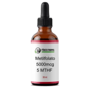 Metilfolato 5000mcg | 5 MTHF | Gotas Sublinguais 