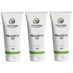 Minoxidil 5% Gel 100g-3 Unidades