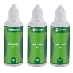 Minoxidil 5% 100ml-3 Unidades