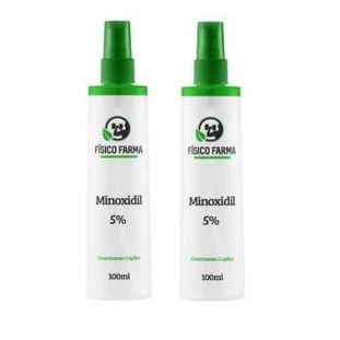 Minoxidil 5% 100ml - Kit com 2 Unidades