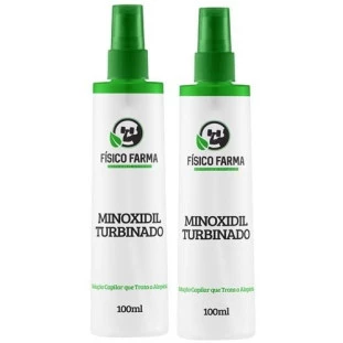 Minoxidil Turbinado Spray 100ml-Kit com 2 Unidades