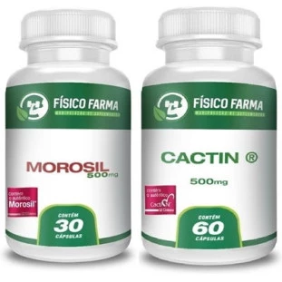 Morosil 500mg 30 Cápsulas + Cactin 500mg 60 Cápsulas