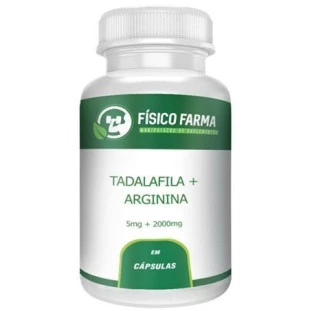 Tadalafila 5mg + Arginina 2000mg