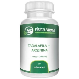 Tadalafila 10mg + Arginina 2000mg