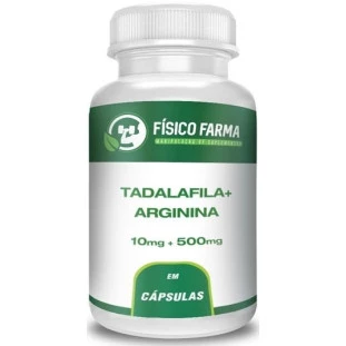 Tadalafila 10mg + Arginina 500mg